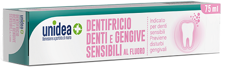 UNIDEA DENTIFRICIO DENTI GENGIVE SENSIBILI 75 ML - farmacialombardia.it