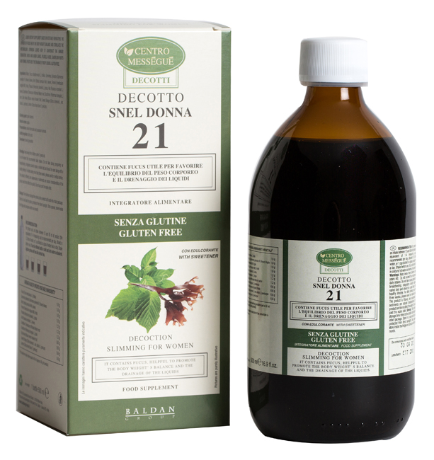 CENTRO MESSEGUE DECOTTO SNEL DONNA 21 SENZA GLUTINE 500 ML - farmacialombardia.it