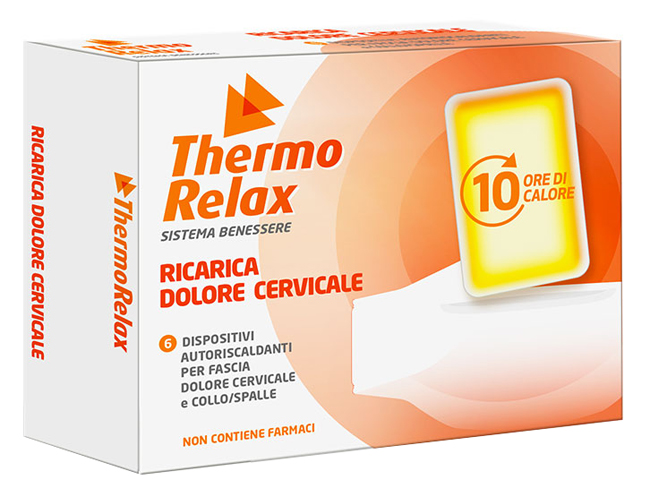THERMORELAX RICARICA PER FASCIA DOLORE CERVICALE 6 DISPOSITIVI AUTORISCALDANTI - farmacialombardia.it