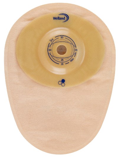 SACCA PER COLOSTOMIA WELLAND AURUM PROFILE COLO MIDI OPACA PRETAGLIATA DIAMETRO 13-48 MM INIZIO CONVESSITA' 48 MM 10 PEZZI - farmacialombardia.it