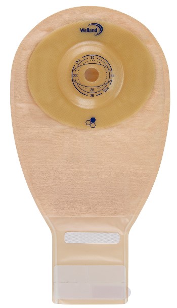 SACCA PER ILEOSTOMIA OPACA RITAGLIABILE WELLAND AURUM PROFILE ILEO MIDI DIAMETRO 13-48 MM INIZIO CONVESSITA' 48 MM 10 PEZZI - farmacialombardia.it