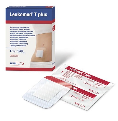 LEUKOMED T PLUS MEDICAZIONE POST-OPERATORIA TRASPARENTE IMPERMEABILE 7,2 X 5 CM - farmacialombardia.it
