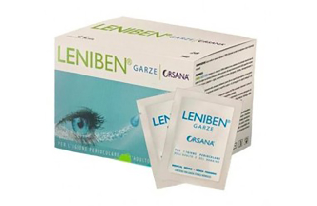 GARZA OCULARE LENIBEN CON ACIDO IALURONICO ED ESTRATTI VEGETALI 28 PEZZI - farmacialombardia.it