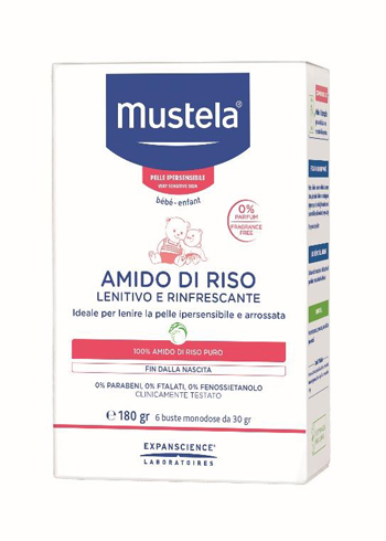 MUSTELA AMIDO DI RISO 180 G - farmacialombardia.it