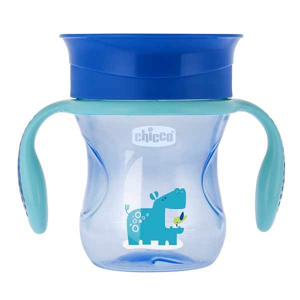 CHICCO TAZZA PERFECT 360 AZZURRA 12 MESI - farmacialombardia.it