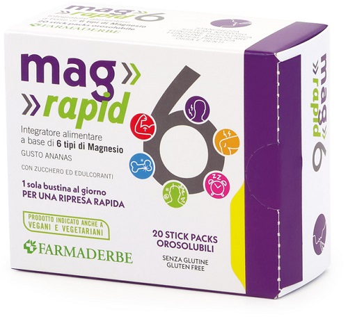 MAG 6 RAPID 20 STICK DA 1,5 G - farmacialombardia.it