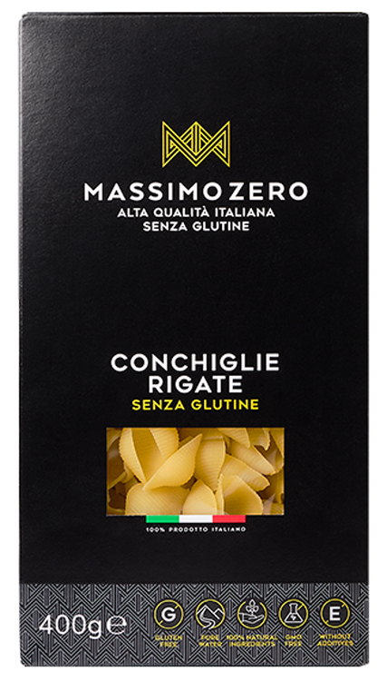 MASSIMO ZERO CONCHIGLIE RIGATE 400 G - farmacialombardia.it