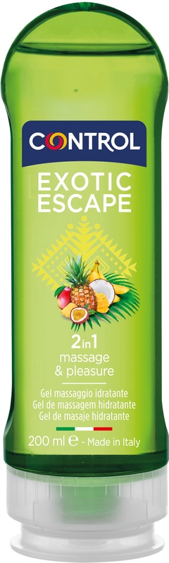 CONTROL GEL PER MASSAGGI EXOTIC ESCAPE 200 ML - farmacialombardia.it