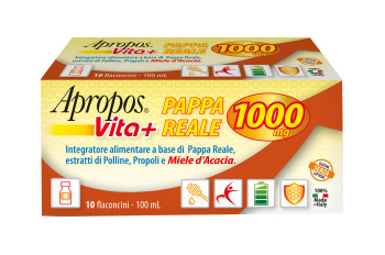 APROPOS VITA+ PAPPA REALE 1000MG 10 FLACONCINI DA 10 ML - farmacialombardia.it