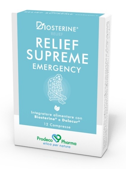 BIOSTERINE RELIEF SUPREME EMERGENCY 12 COMPRESSE - farmacialombardia.it