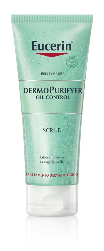 EUCERIN PELLE IMPURA DERMOPURIFYER OIL CONTROL SCRUB 100 ML - farmacialombardia.it