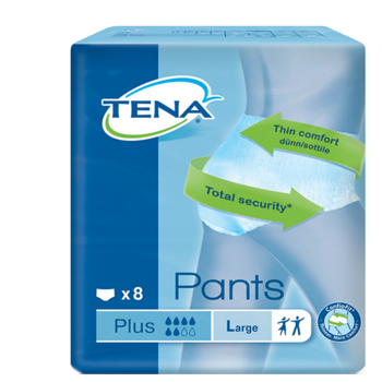 PANNOLONE PULL-UP TENA PANTS PLUS TAGLIA LARGE 8 PEZZI - farmacialombardia.it