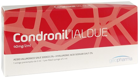 SIRINGA INTRA-ARTICOLARE CONDRONIL IALDUE PRERIEMPITA ACIDO IALURONICO SALE SODICO 40 MG 2 ML - farmacialombardia.it