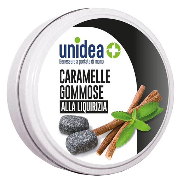 UNIDEA CARAMELLE GOMMOSE LIQUIRIZIA 40G - farmacialombardia.it