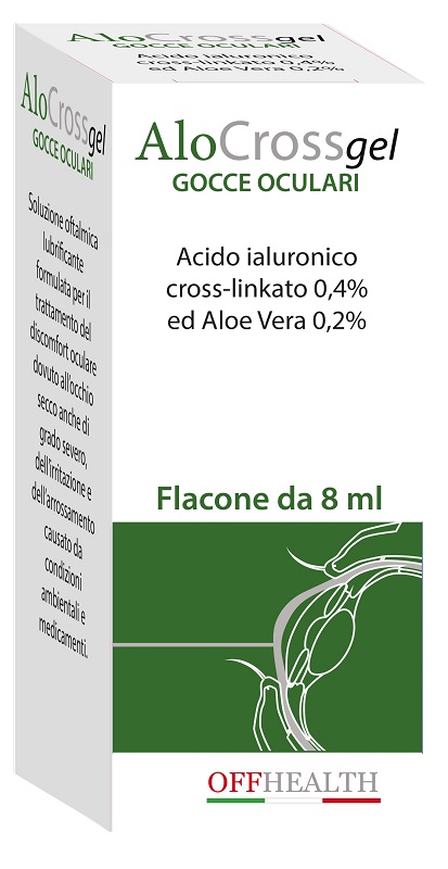 ALOCROSS GOCCE OCULARI ACIDO IALURONICO CROSS-LINKATO 0,2% E ALOE VERA 8 ML - farmacialombardia.it