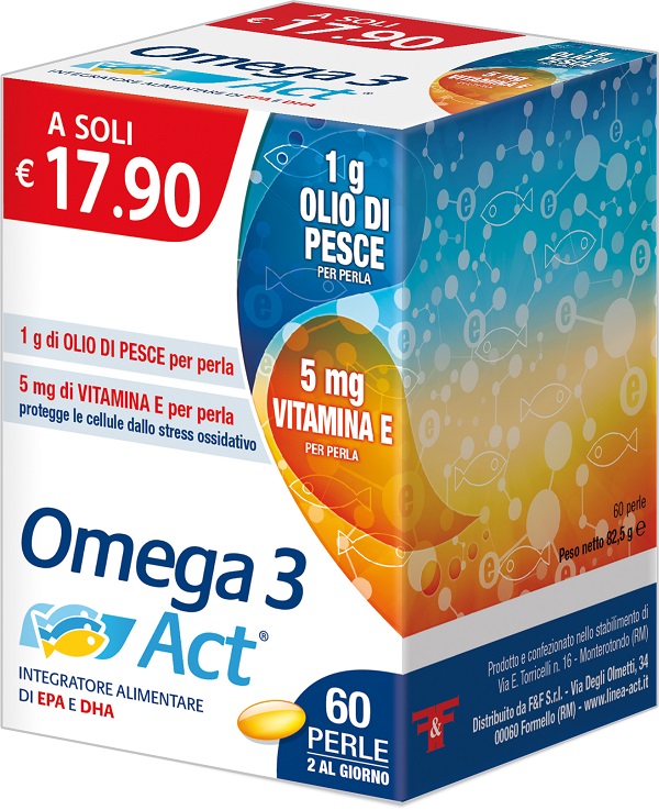 OMEGA 3 ACT 1G 60 PERLE - farmacialombardia.it