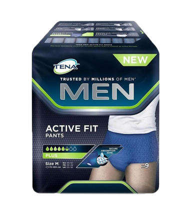 PULL UP UOMO TENA MEN PANTS ACTIVE FIT M 9 PEZZI - farmacialombardia.it