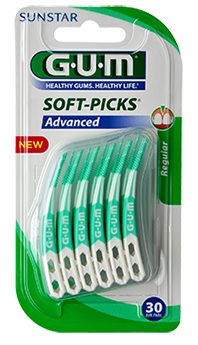 GUM SOFTPICKS ADVANCE SCOVOLINO SMALL GOMMA 30 PEZZI - farmacialombardia.it