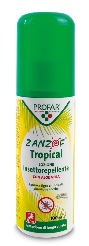 ZANZOF TROPICAL FORTE SPRAY DEET 19,5% 100 ML PROFAR - farmacialombardia.it