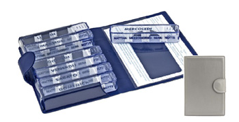 PORTAPILLOLE SETTIMANALE MEDIDOS SILVER APERTURA/CHIUSA IN VELCRO 10,5X15,5X2,5 CM - farmacialombardia.it