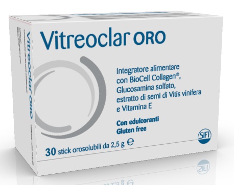 VITREOCLAR ORO 30 BUSTINE OROSOLUBILI DA 2,5 G - farmacialombardia.it