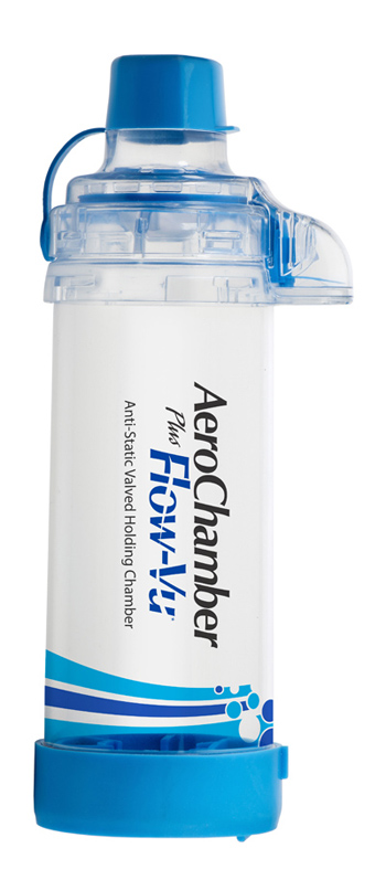 CAMERA DI TENUTA CON VALVOLA AEROCHAMBER PLUS FLOW PER ADULTI 5+ ANNI - farmacialombardia.it