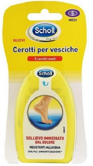 SCHOLL CEROTTI PER VESCICHE MEDIO 5 PEZZI - farmacialombardia.it