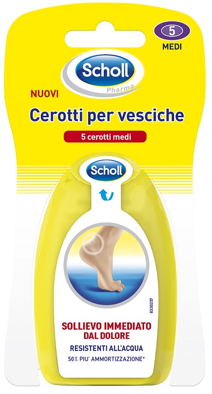 SCHOLL CEROTTI PER VESCICHE MEDIO DITA DEI PIEDI 6 PEZZI - farmacialombardia.it