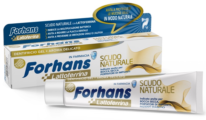 FORHANS DENTIFRICIO SCUDO NATURALE 75 ML - farmacialombardia.it