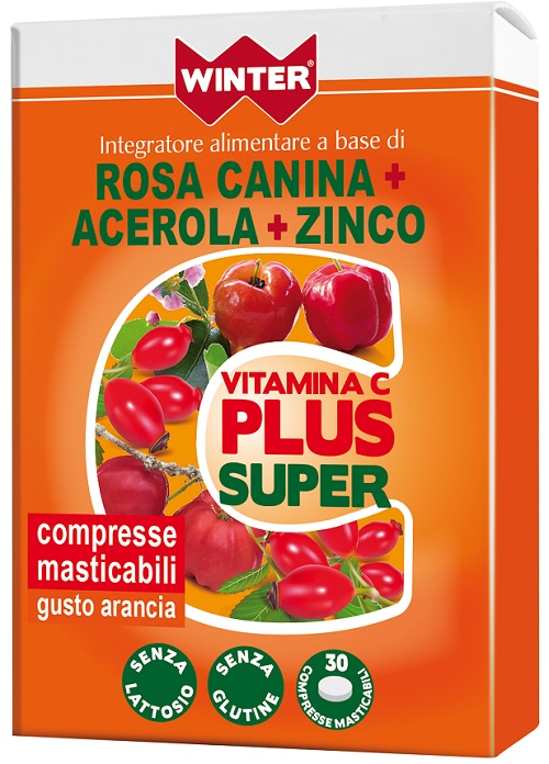 WINTER VITAMINA C PLUS SUPER  + ZINCO 30 COMPRESSE MASTICABILI - farmacialombardia.it