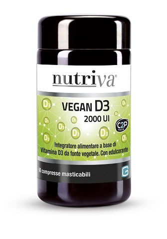 NUTRIVA VEGAN D3 60 COMPRESSE 2000 UI - farmacialombardia.it