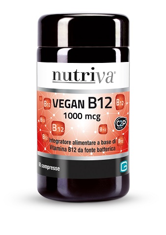 NUTRIVA VEGAN B12 60 COMPRESSE 1000MCG - farmacialombardia.it