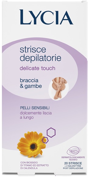 LYCIA 20 STRISCE BRACCIA/GAMBE PELLI DELICATE 12 PEZZI - farmacialombardia.it