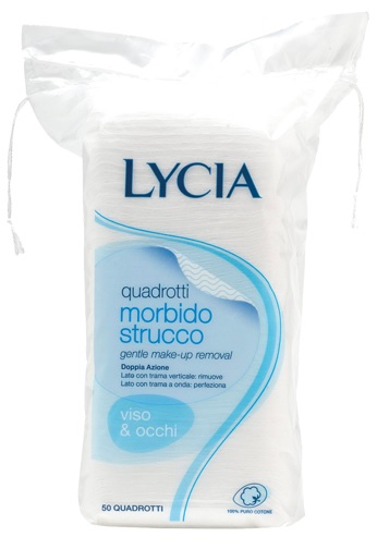 LYCIA 50 QUADROTTI COTONE STRISCIA 12 PEZZI - farmacialombardia.it