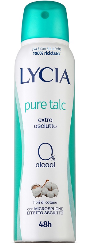 LYCIA SPRAY PURE TALC 150 ML - farmacialombardia.it