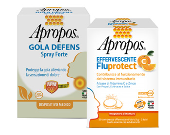 APROPOS SPRAY FORTE + C FLUPROTECT EFFERVESCENTE - farmacialombardia.it