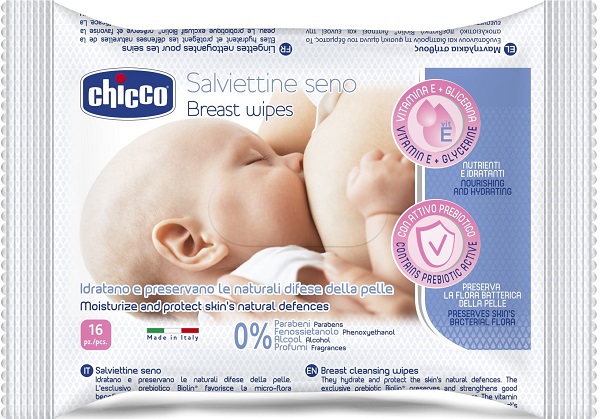 CHICCO SALVIETTE DETERGENTI PER IL SENO 16 PEZZI - farmacialombardia.it
