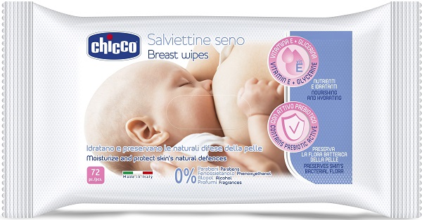 CHICCO SALVIETTE DETERGENTI PER IL SENO 72 PEZZI - farmacialombardia.it