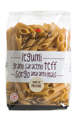 GAROFALO PENNONI PASTA SENZA GLUTINE LEGUMI E CEREALI 400 G - farmacialombardia.it