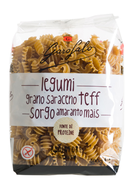 GAROFALO RADIATORI PASTA SENZA GLUTINE LEGUMI E CEREALI 400 G - farmacialombardia.it