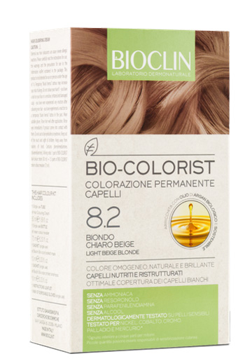 BIOCLIN BIO COLORIST 8,2 BIONDO CHIARO BEIGE - farmacialombardia.it