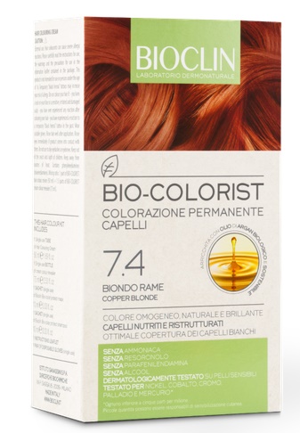 BIOCLIN BIO COLORIST 7,4 BIONDO RAME - farmacialombardia.it