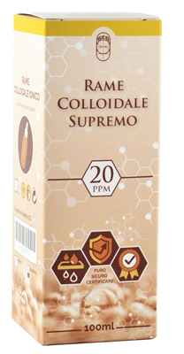 RAME COLLOIDALE SUPREMO 20PPM 100 ML - farmacialombardia.it