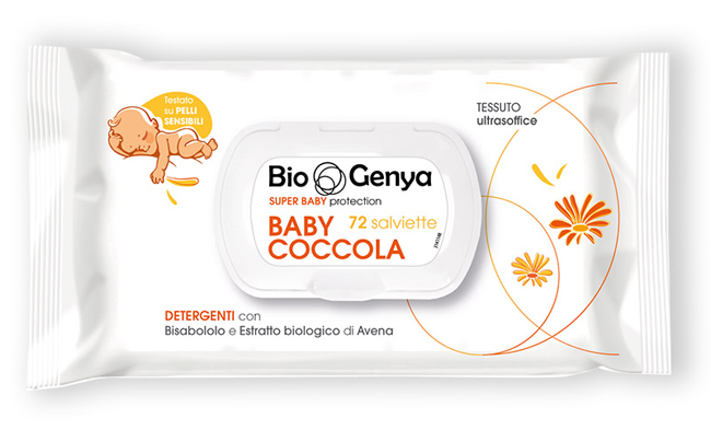 BIOGENYA SUPER BABY PROTECTION 72 SALVIETTE BABY COCCOLA DETERGENTI - farmacialombardia.it