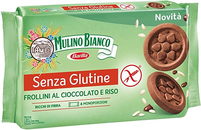 MULINO BIANCO SENZA GLUTINE FROLLINI AL CIOCCOLATO E RISO 6 MONOPORZIONI DA 41,66 G - farmacialombardia.it
