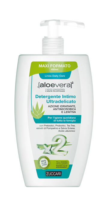 ALOEVERA2 DETERGENTE INTIMO ULTRADELICATO 400 ML - farmacialombardia.it