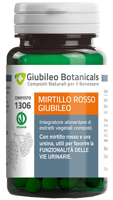 GIUBILEO BOTANICALS MIRTILLO ROSSO 30 CAPSULE - farmacialombardia.it