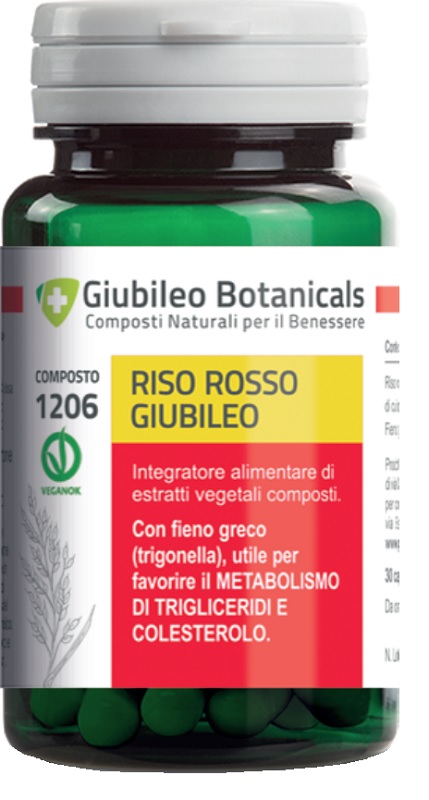 GIUBILEO BOTANICALS RISO ROSSO 30 CAPSULE - farmacialombardia.it