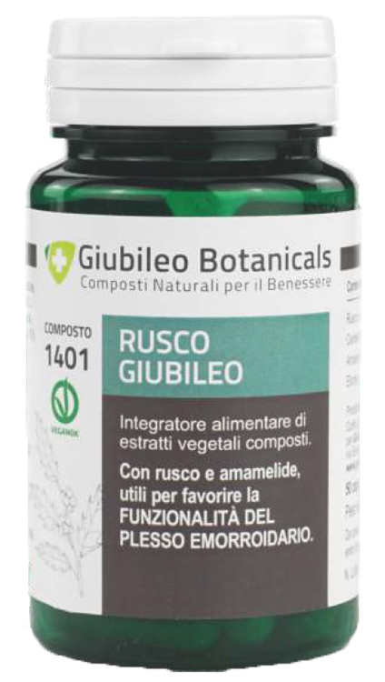 GIUBILEO BOTANICALS RUSCO 50 CAPSULE - farmacialombardia.it