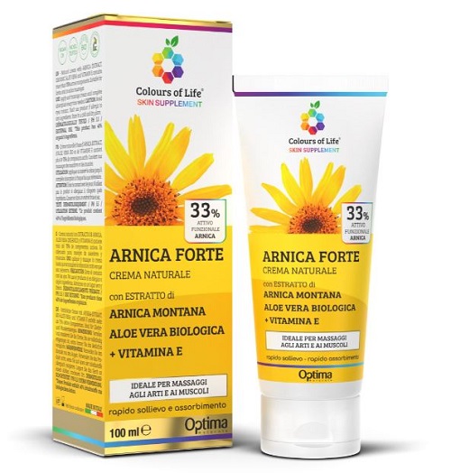 COLOURS OF LIFE SKIN SUPPLEMENT ARNICA FORTE 33% CREMA 100 ML - farmacialombardia.it